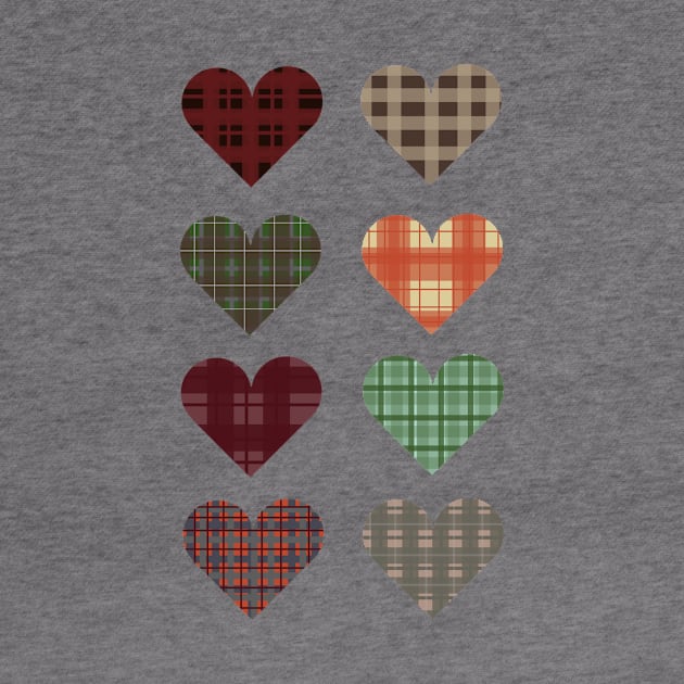 Checkered Hearts by LochNestFarm